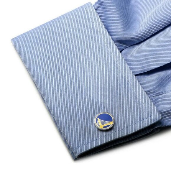GOLDEN STATE WARRIORS CUFFLINKS - Picture 2 of 2